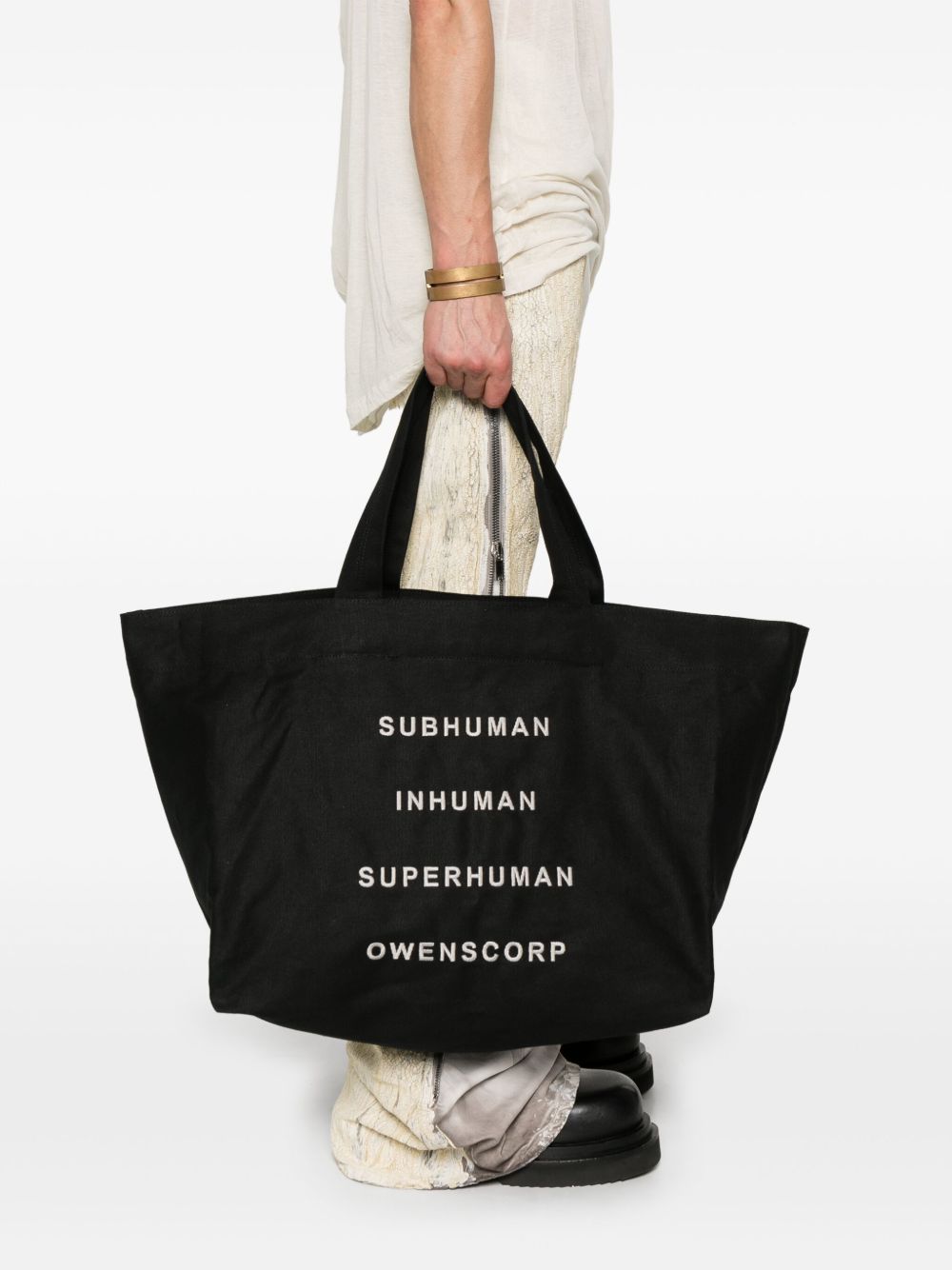 beach bag unisex black - RICK OWENS - d — 2